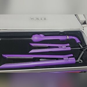 Professional SOLEIL Full Set | Flat Iron, Curling Iron 19mm, Mini Flat Iron